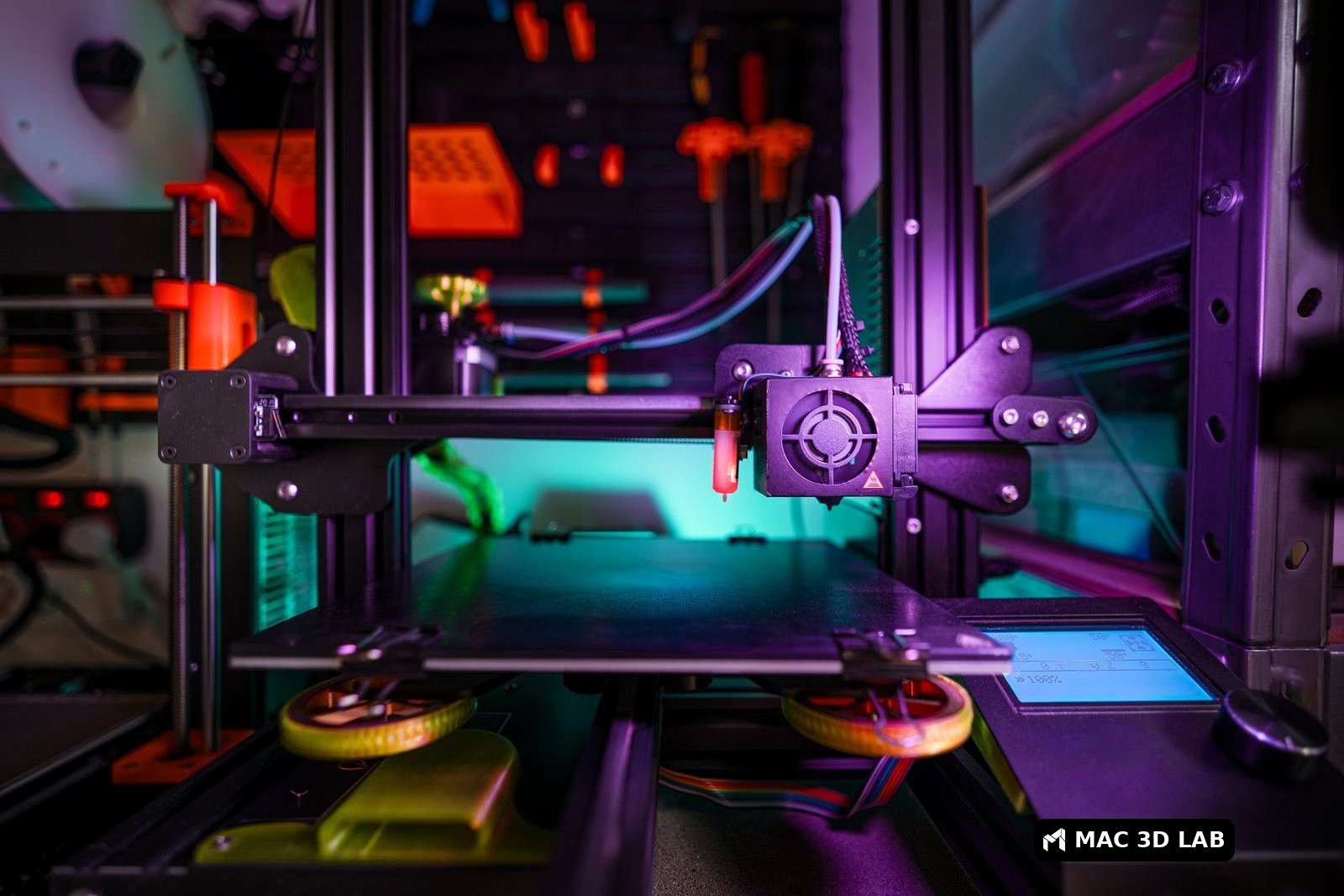 Impresora 3D moderna en un taller
