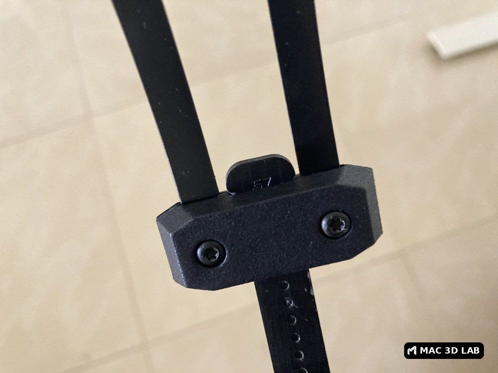 Piezas negras de recambio para un soporte
